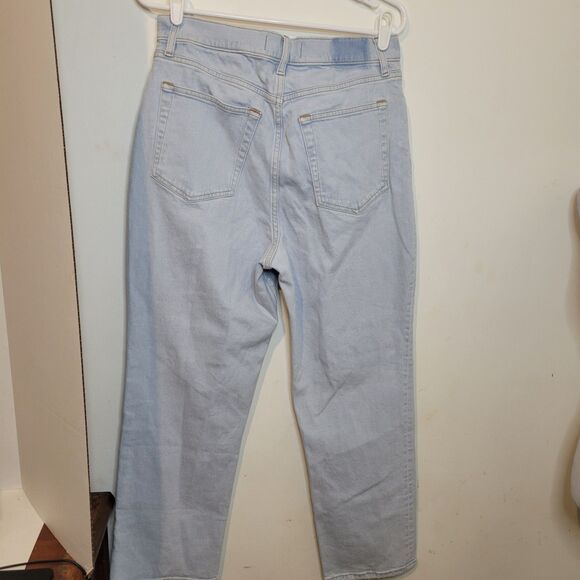 Abercrombie & Fitch Curve Love Women’s Ultra High-Rise Ankle Straight Jeans sz30 - Picture 7 of 8